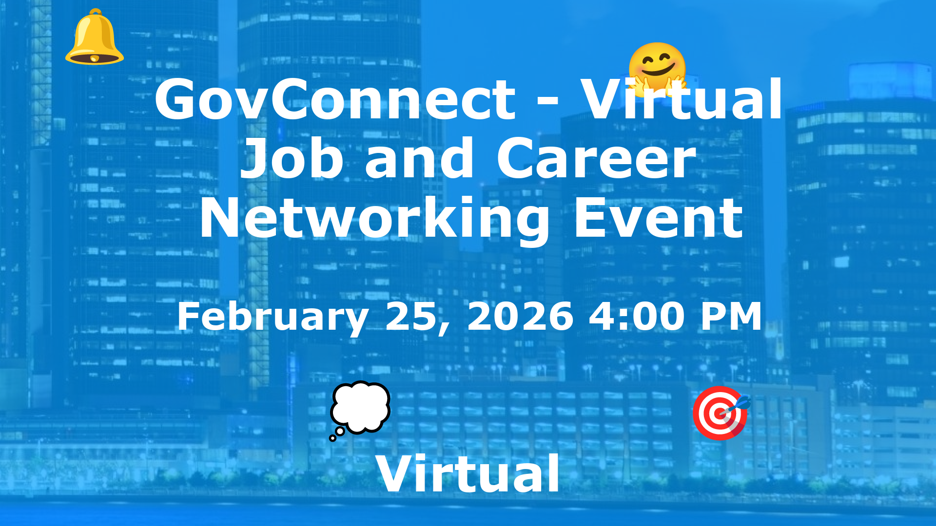 GovConnect - Virtual Job and Career Networking Event event image